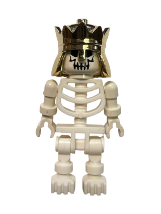 Skeleton with Evil Skull, Crown, gen017 - LEGO® Aquaraiders II Minifigure LEGO®