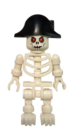 Skeleton with Fantasy Era Skull, Bicorne Hat, gen026 - LEGO® Games Minifigure LEGO®