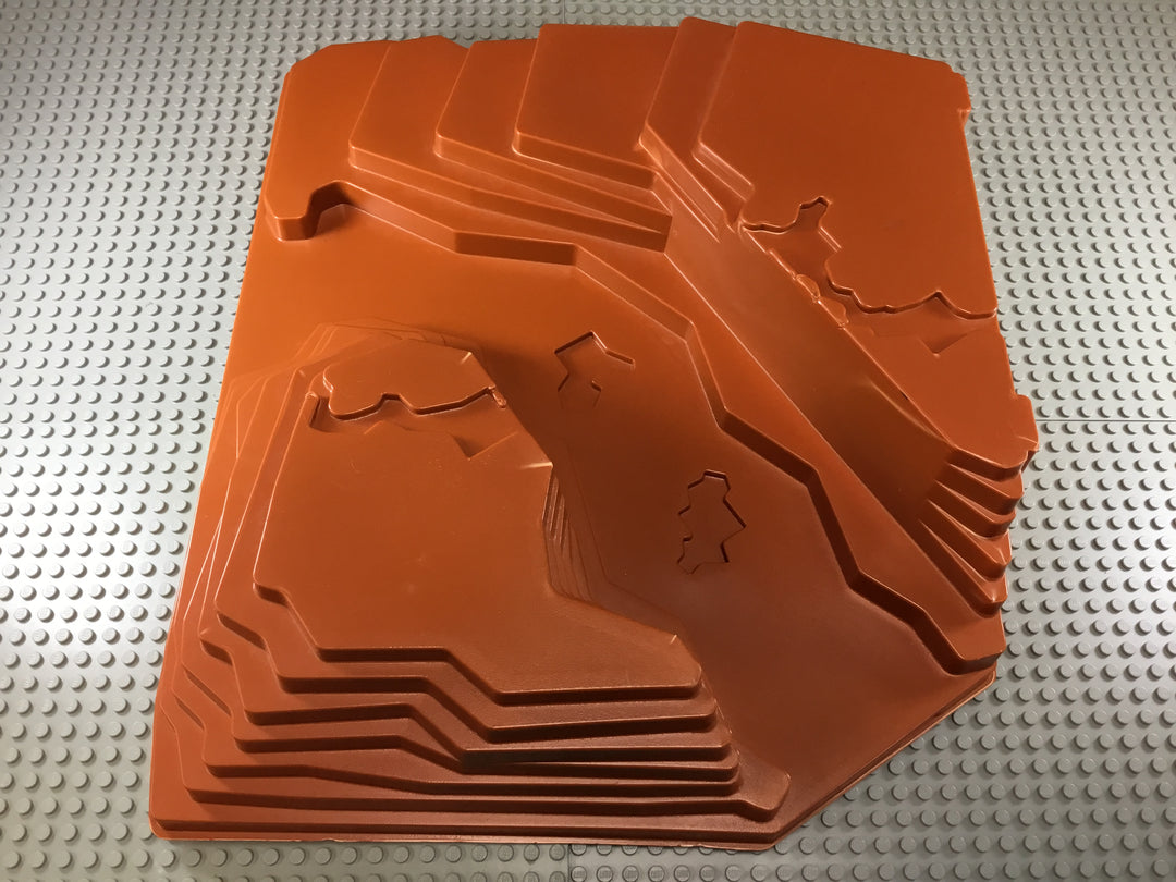 Raised Rocky Ridge Playscape Baseplate no Studs Part LEGO®   