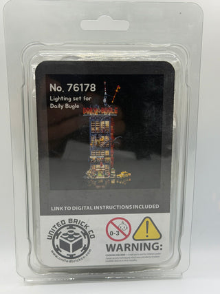 The Daily Bugle 76178 Custom Lighting Kit for LEGO® Set