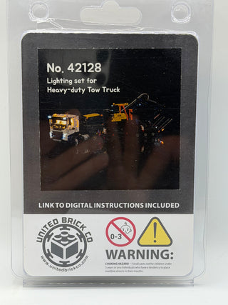 Heavy-Duty Tow Truck 42128 Custom Lighting Kit for LEGO® Set