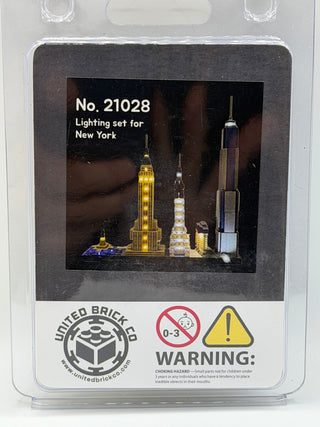 New York Skyline 21028 Custom Lighting Kit for LEGO® Set