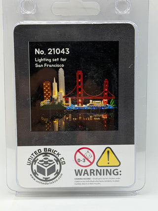 San Francisco Skyline 21043 Custom Lighting Kit for LEGO® Set