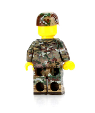 Air Force Airman OCP Duty Uniform, BBAF Custom minifigure Battle Brick   