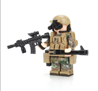 U.S. Air Force Pararescue "PJ" OCP Custom Minifigure, BB10 Custom minifigure Battle Brick   