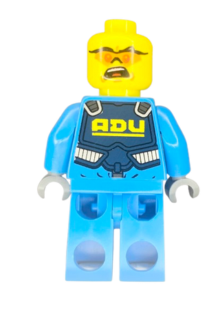 Alien Defense Unit Soldier 1 - Dark Azure Hips, ac015 Minifigure United Brick Co®