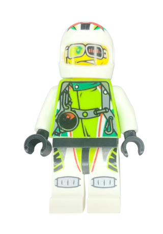 Team X-treme Daredevil 2 (DEX-treme) - Standard Helmet, wr008 Minifigure United Brick Co®