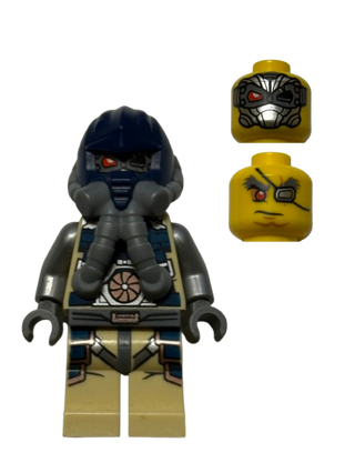 Psyclone with Parachute Backpack and Attachments, uagt008 - LEGO® Ultra Agents Minifigure