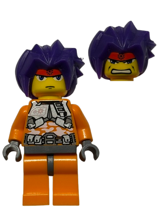 Ryo - Silver Armor, exf024 - LEGO® Exo-Force Minifigure