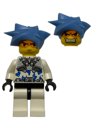 Hikaru - Silver Armor, exf023 - LEGO® Exo-Force Minifigure
