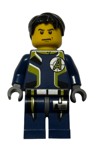 Agent Chase - Single Sided Head, agt001a - LEGO® Agents Minifigure