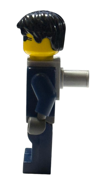 Agent Chase - Dual Sided Head, Neck Bracket, agt004 - LEGO® Agents Minifigure