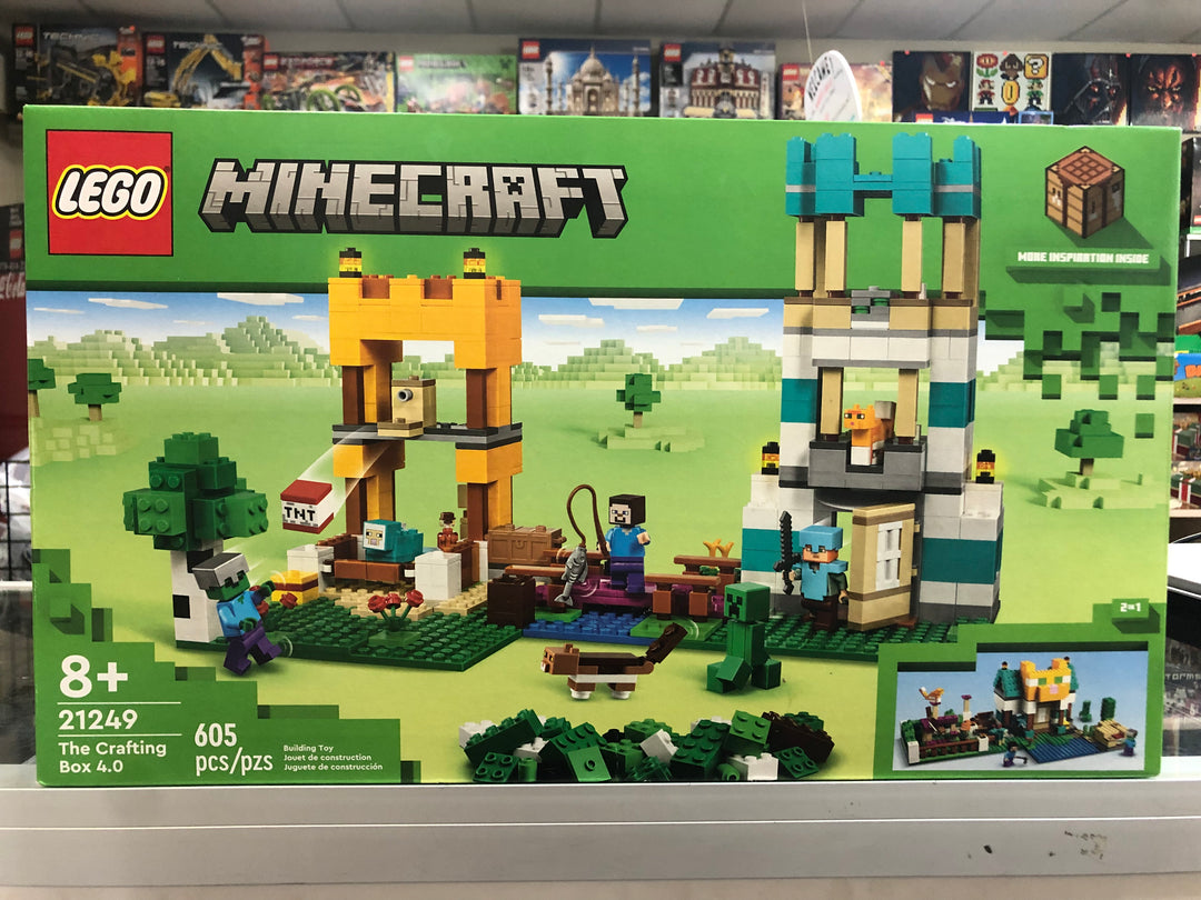 LEGO Minecraft The Crafting Box 4.0 21249 Building Toy Set, Custom