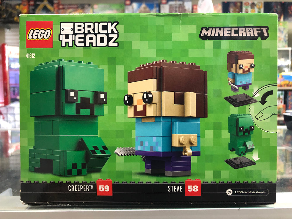Steve & Creeper, 41612 Building Kit LEGO®   