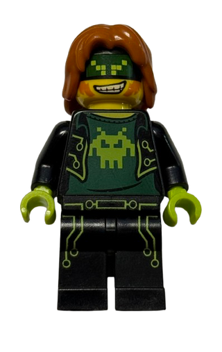Terabyte - Dark Orange Hair, uagt035 - LEGO® Ultra Agents Minifigure
