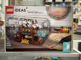 Ship in a Bottle, 21313-1 Building Kit LEGO® New Sealed, Signed by the Fan Designer  