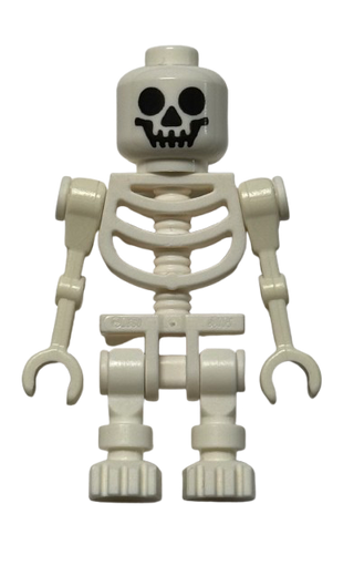 Skeleton, Fantasy Era Torso with Standard Skull, Mechanical Arms Straight, gen019 - LEGO® Exo-Force Minifigure
