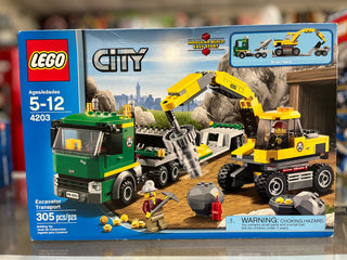 Excavator Transport, 4203 LEGO® City Set Building Kit LEGO®