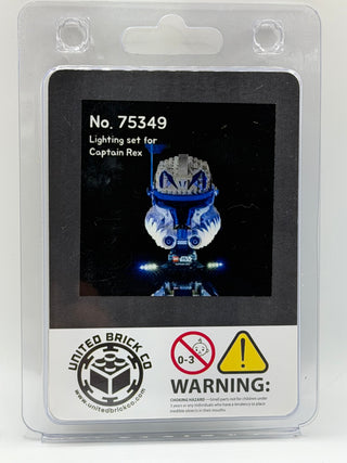 Captain Rex Helmet 75349 Custom Lighting Kit for LEGO® Set