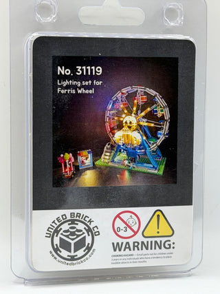 Ferris Wheel 31119 Custom Lighting Kit for LEGO® Set