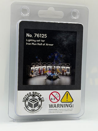 Iron Man Hall of Armor 76125 Custom Lighting Kit for LEGO® Set