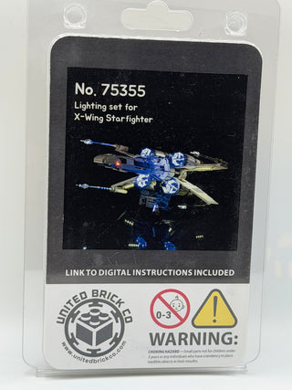 X-Wing Starfighter 75355 Custom Lighting Kit for LEGO® Set
