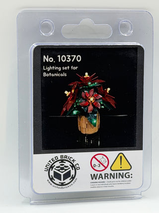 Poinsettia Botanicals 10370 Custom Lighting Kit for LEGO® Set