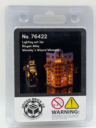 Diagon Alley Weasleys' Wizard Wheezes 76422 Custom Lighting Kit for LEGO® Set