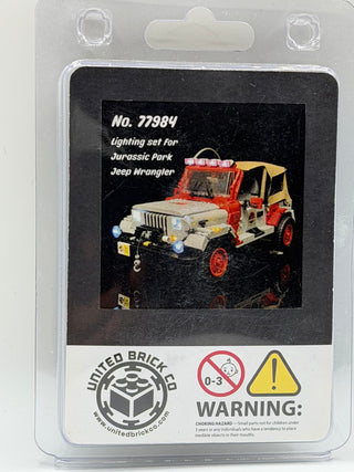 Jurassic Park Jeep Wrangler 77984 Custom Lighting Kit for LEGO® Set