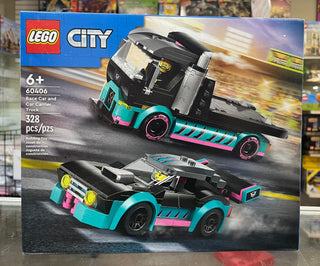 Race Car and Car Carrier Truck, 60406 - LEGO® City Set Building Kit LEGO®