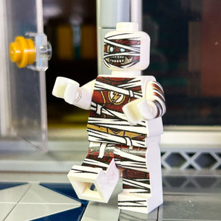 RED SPEEDSTER as Mummy Minifig made using LEGO parts Custom Minifigure B3 Customs