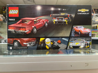 Chevrolet Corvette C8.R Race Car and 1968 Chevrolet Corvette, 76903 Building Kit LEGO®   