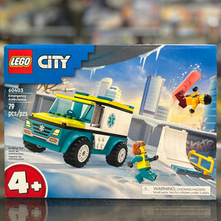 Emergency Ambulance and Snowboarder - 60403 Building Kit LEGO®