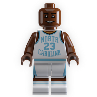 MJ #23 UNC Basketball Player Minifig made using LEGO parts Custom Minifigure B3 Customs