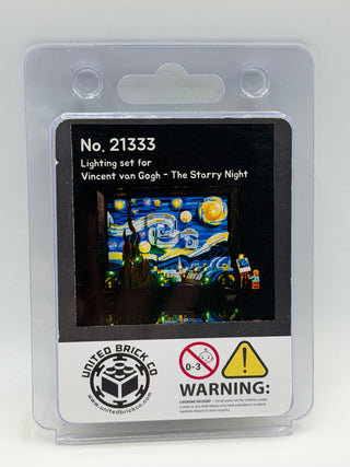 Vincent van Gogh - Starry Night 21333 Custom Lighting Kit for LEGO® Set