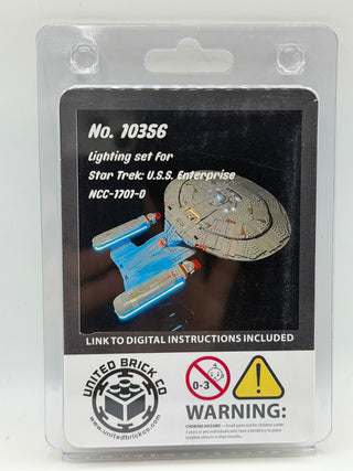 Star Trek: U.S.S. Enterprise NCC-1701-D 10356 Custom Lighting Kit for LEGO® Set