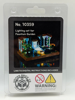 Fountain Garden 10359 Custom Lighting Kit for LEGO® Set