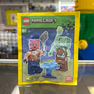 Adventurer with Drowned and Axolotl paper bag, 662303