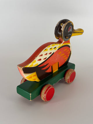 LEGO® Wooden Duck Pull Toy, No. 482