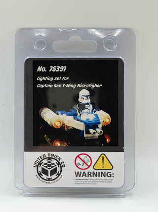 Captain Rex Y-Wing Microfighter 75391 Custom Lighting Kit for LEGO® Set