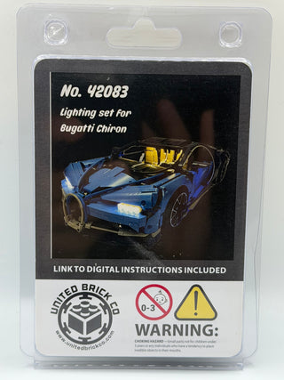 Bugatti Chiron 42083 Custom Lighting Kit for LEGO® Set