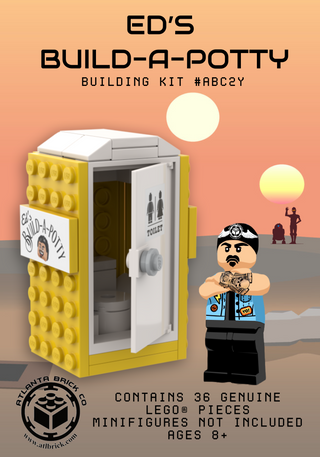 Ed's Build-A-Potty Building Kit #ABC2 ABC Building Kit United Brick Co® Yellow