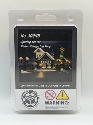 Winter Village Toy Shop 10249 Custom Lighting Kit for LEGO® Set