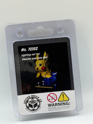 Pikachu & Poke Ball 72152 Custom Lighting Kit for LEGO® Set