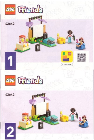 42642 - Friendship Movie Night - INSTRUCTIONS ONLY Instructions LEGO®