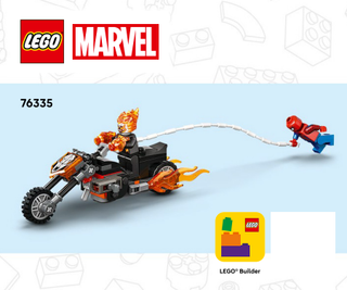 76335 - Spider-Man vs. Ghost Rider Motorcycle - INSTRUCTIONS ONLY Instructions LEGO®