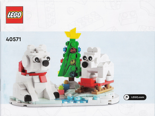 40571-Wintertime Polar Bears - INSTRUCTIONS ONLY Instructions LEGO®