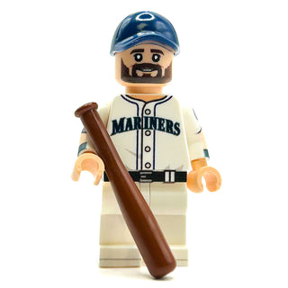 #29 Raleigh C Seattle Baseball Minifig Custom Minifigure B3 Customs