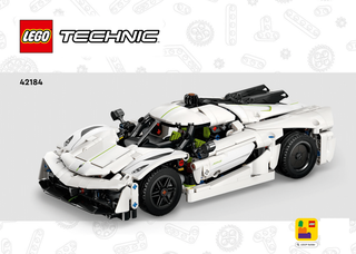 42184 - Koenigsegg Jesko Absolut White Hypercar- INSTRUCTIONS ONLY Instructions LEGO®
