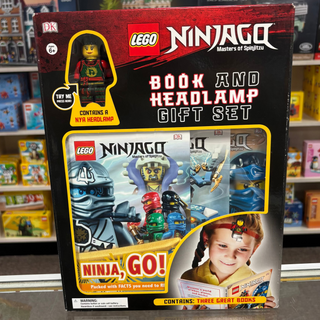 Masters Of Spinjitzu Book And Nya Headlamp New Giftset - LEGO® Ninjago Book